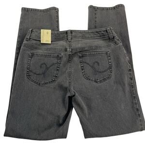 Additions by Chico’s Lustrous Slim Jeans Deep Slate Size US 4 Short 30” Inseam